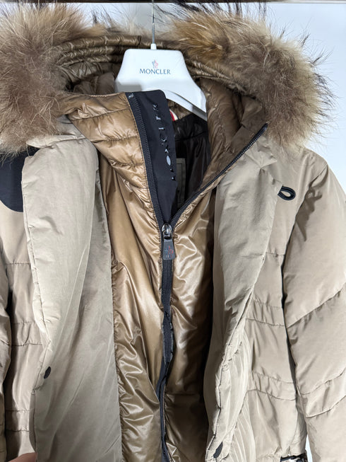 Moncler Zillertal Jacket Size 5 Beige